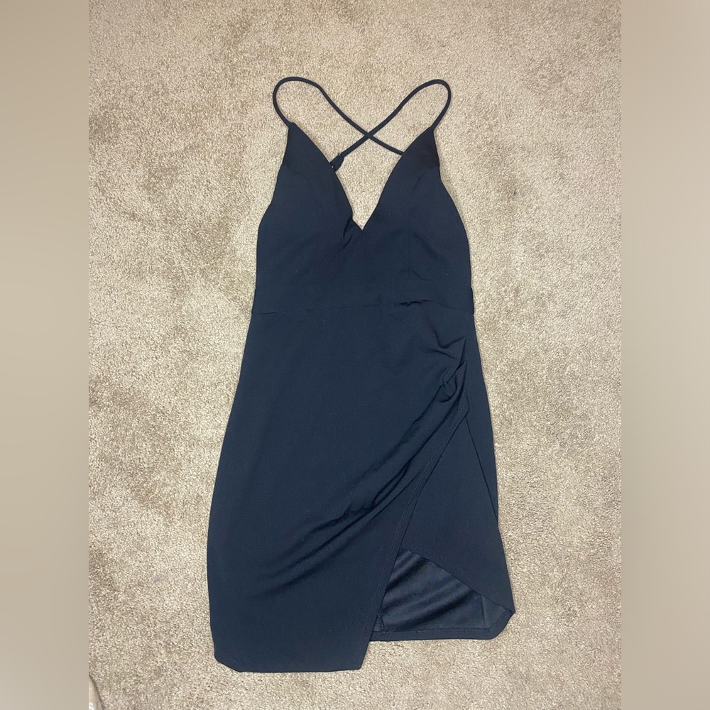 Little black dress with open back